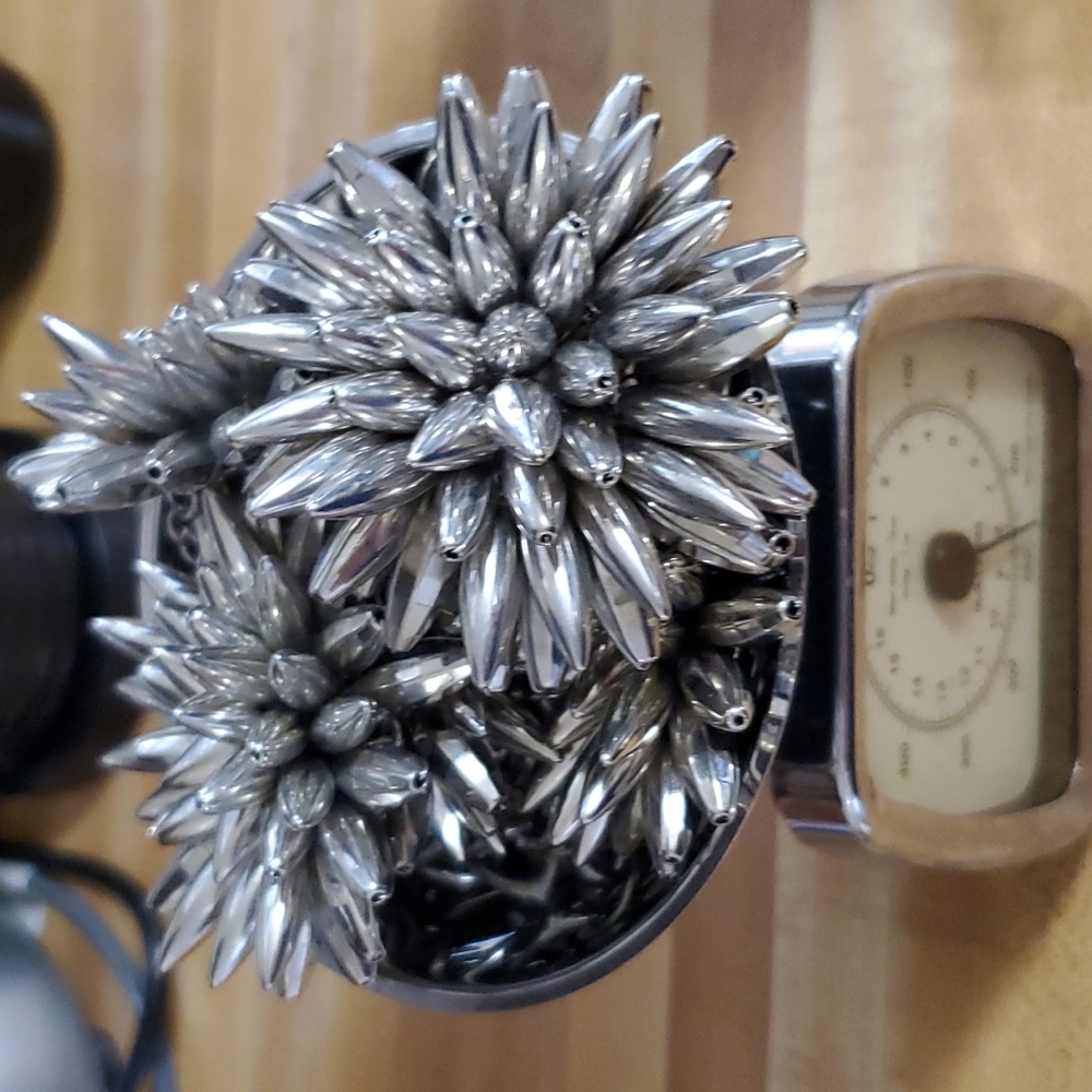 Unique Silver Statement Necklace - Picture 10 of 11